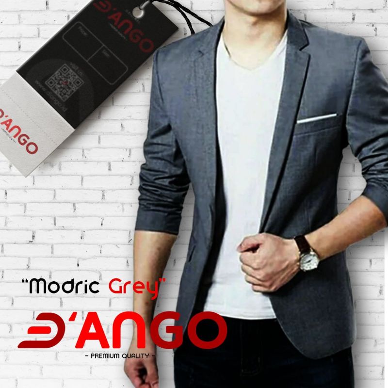 Blazer Pria Modric Grey | Blazer Pria Abu | Jas Blazer Murah